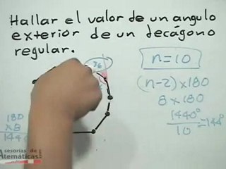 Suma de los ángulos interiores de un polígono