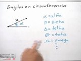 Consideraciones en ángulos en circunferencia