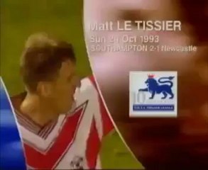 Bóng Ðá _ - Video clip - Matt Le Tissier x- lý hay và d-t di-m khéo léo - Bong da