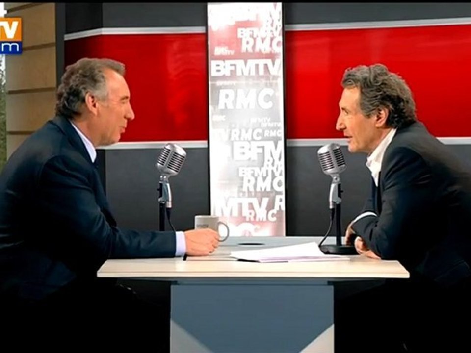 François Bayrou, invité de Bourdin2012 sur BFMTV-RMC - 170412