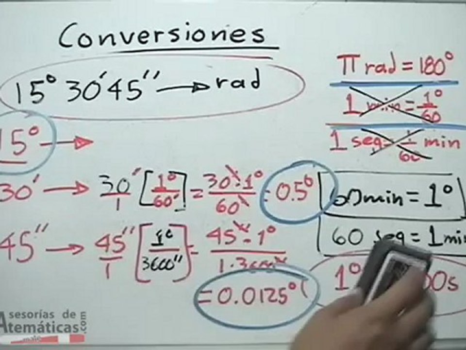 Calculador De Grados Minutos Y Segundos