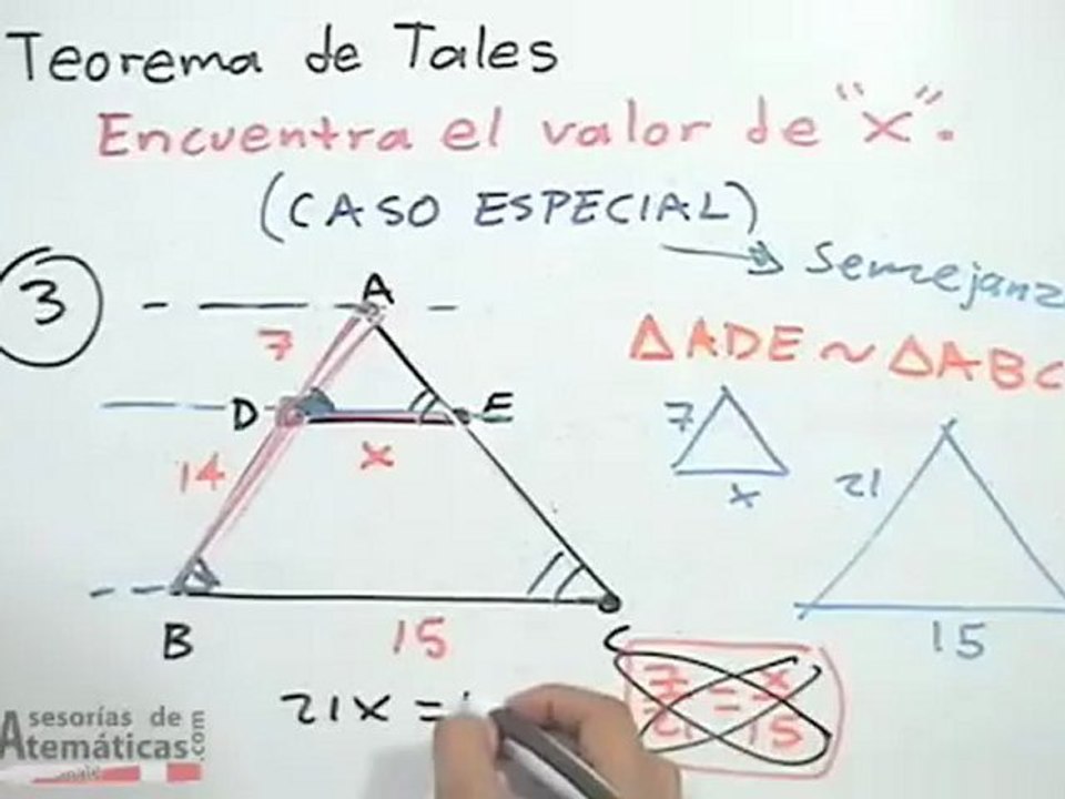 Teorema de Tales - PARTE 2