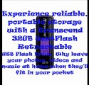 Transcend 32 GB JetFlash 500 Retractable USB Flash Drive