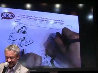 Combat de dessin Salon du Livre 2012 - 1ère partie