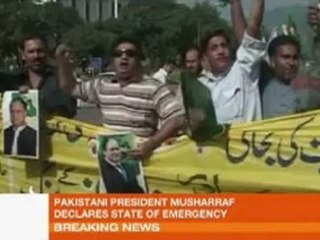 Emergency rule imposed in Pakistan - 03 Nov 07