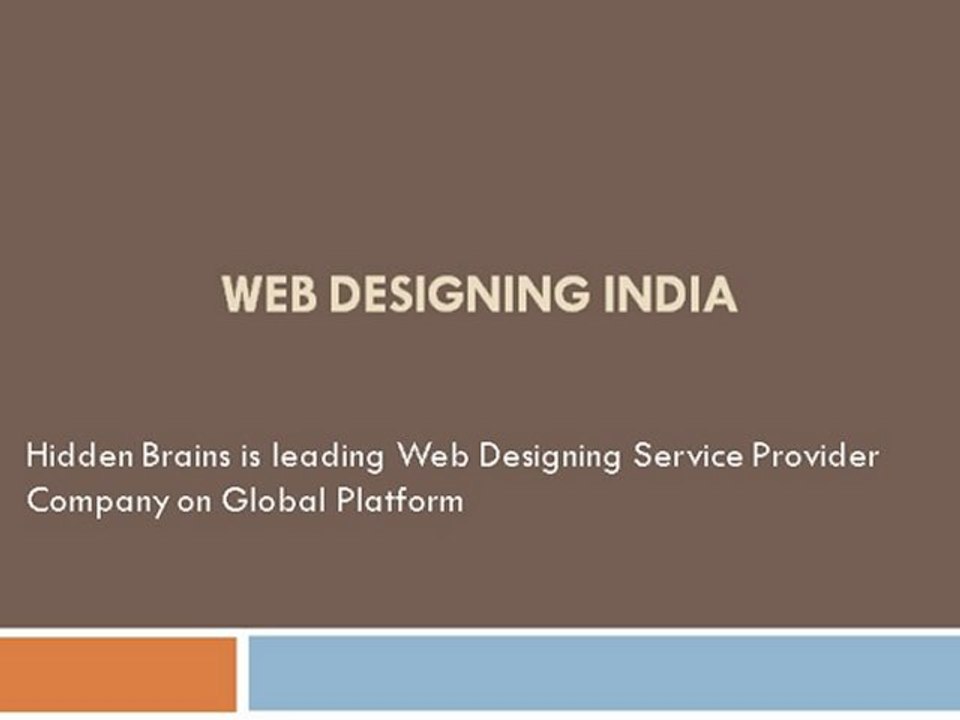Web Designing India