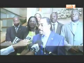 Audience du Président Ouattara accordée au Directeur exécutif de l`ONUSIDA