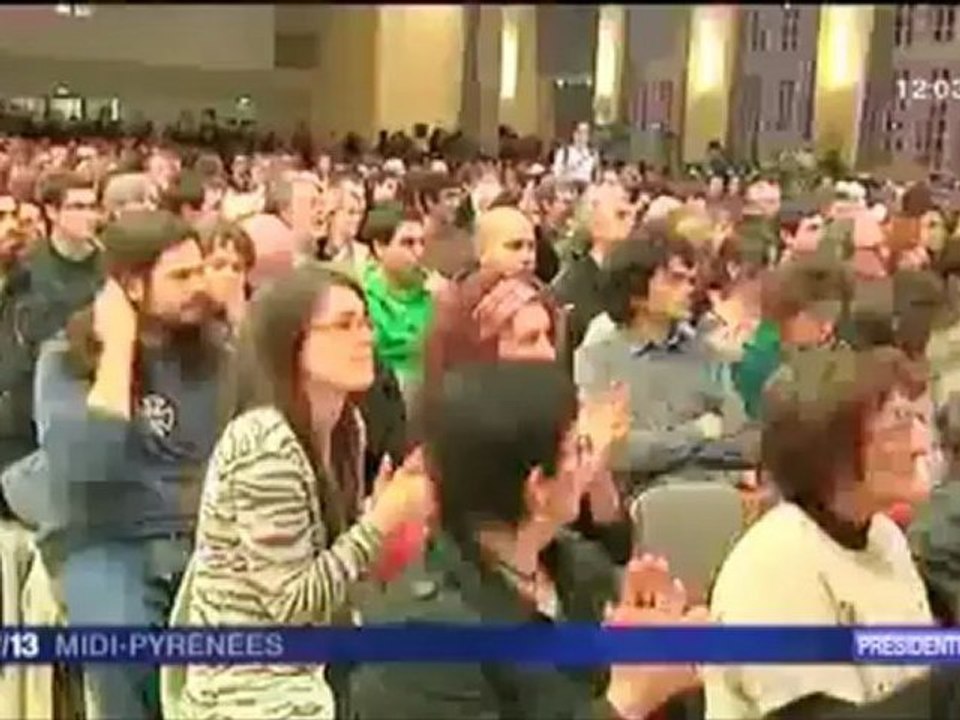 Philippe Poutou dans le JT 12-13 Midi-Pyrénées de France 3