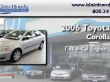 Used  2006 Toyota Corolla for Sale by Klein Honda at Lynnwood