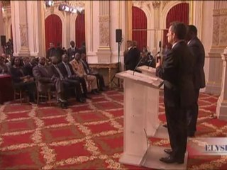 Conférence de presse conjointe de N. Sarkozy et M. Macky Sall, Président de la République du Sénégal