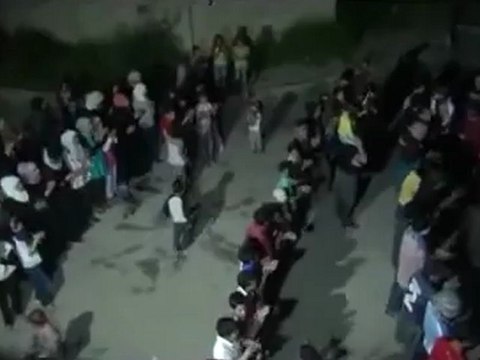 فري برس مسائية درعا حي القصور بدرعا 17 4 2012 Daraa