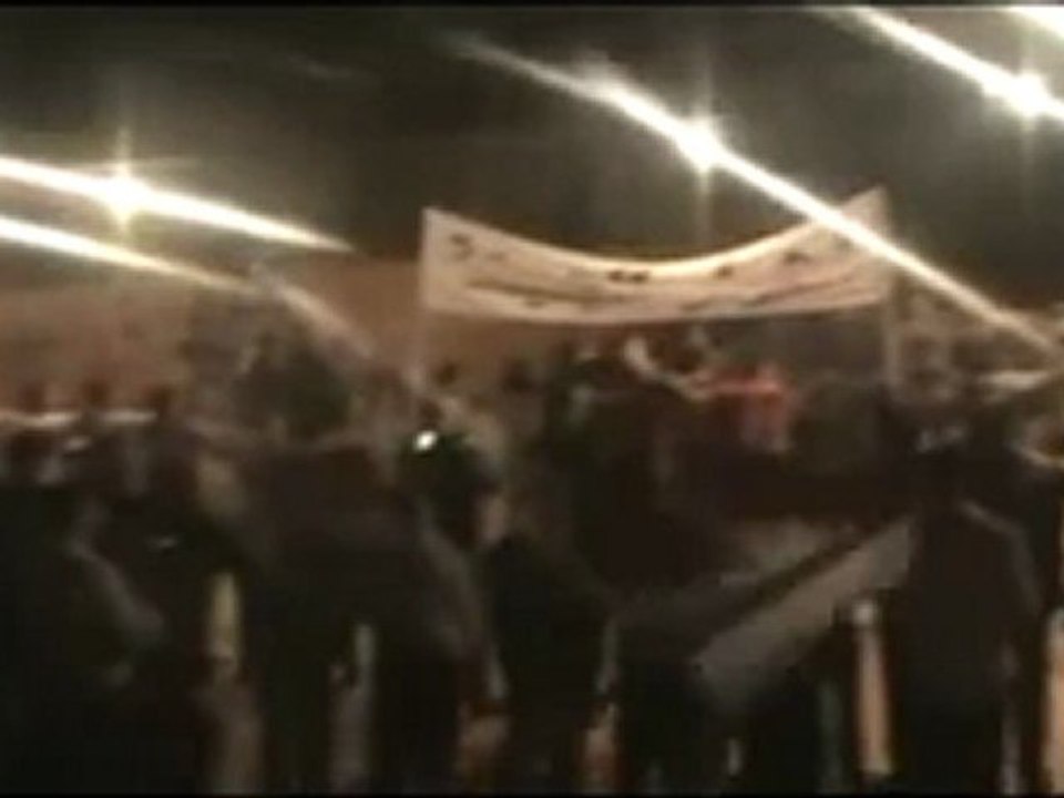 فري برس ريف حلب الغربي   قرية الجينة   مظاهرة مسائية حاشدة  17 4 2012 ج2 Aleppo