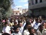 فري برس حماة المحتل كرناز مظاهرة رغم الحصار 17 4 2012 Daraa