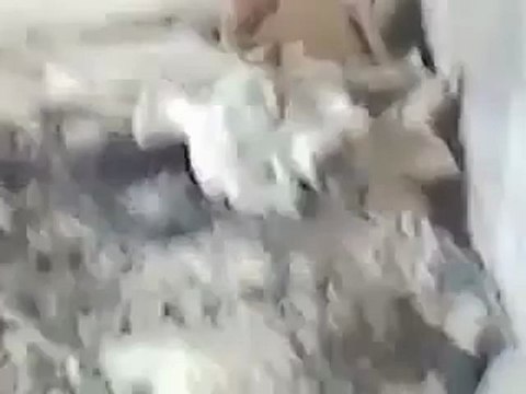 فري برس حلب منغ حرق البيوت والدمار الذي طال البلدة 17 4 2012 ج1 Aleppo