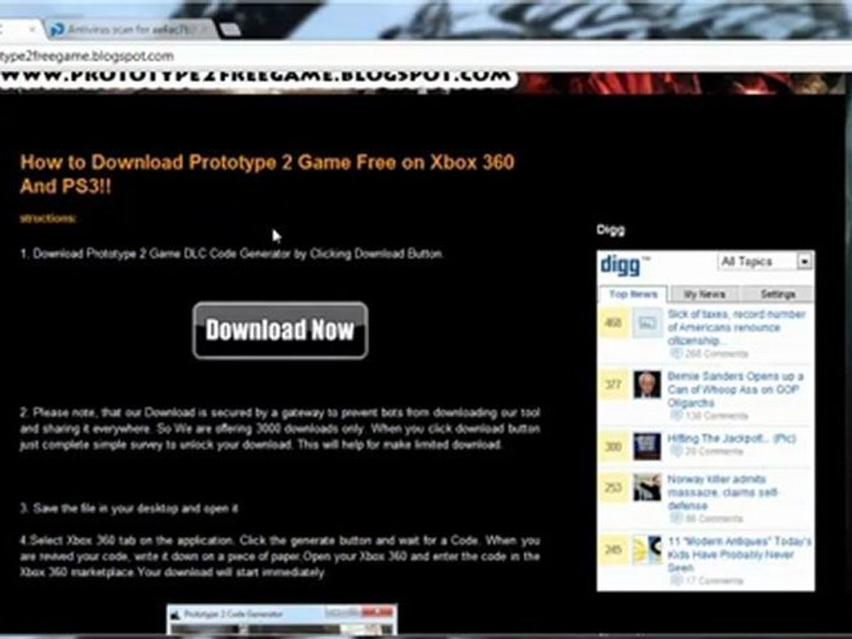 How to Get Prototype 2 Game Crack Free on Xbox 360 And PS3!!
