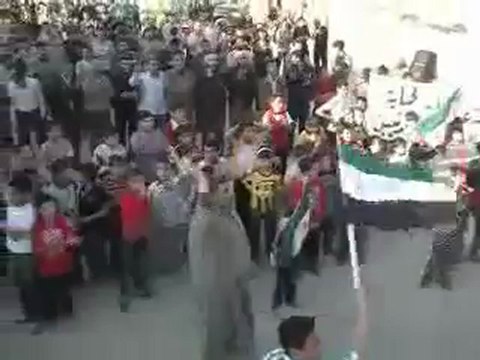 فري برس حلب تل رفعت احرار البلدة مظاهرة الثلاثاء 17 4 2012 جـ4 Aleppo