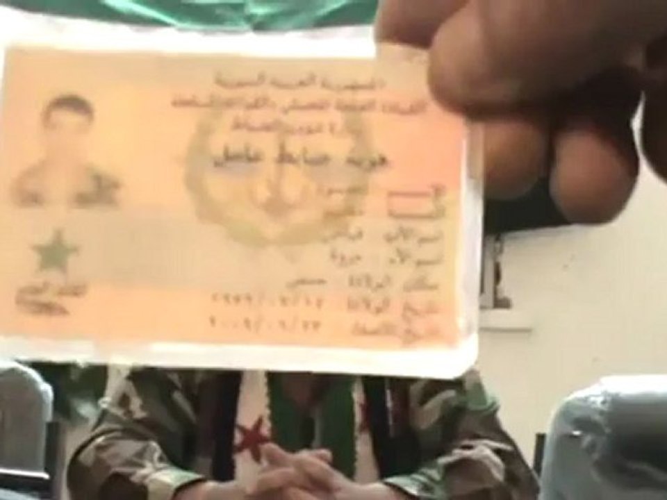 فري برس انشقاق النقيب محمود مخيبر 17 4 2012 Aleppo