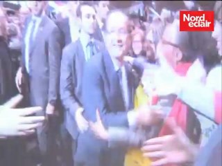 Meeting d'Hollande à Lille Grand Palais