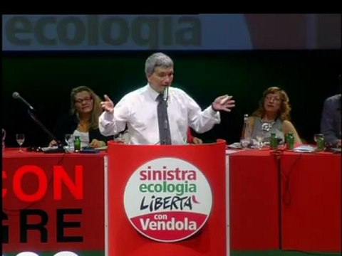 Firenze - Nichi Vendola sul governo tecnico