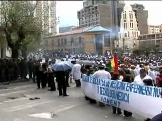 Escaso seguimiento de la huelga nacional convocada en Bolivia