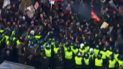 Londra - Studenti contro l'aumento delle tasse
