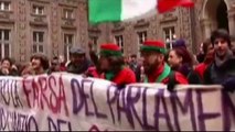 Torino - Gli studenti contro la legge Gelmini