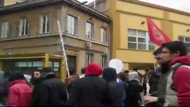 Roma - Gli studenti contro la legge Gelmini