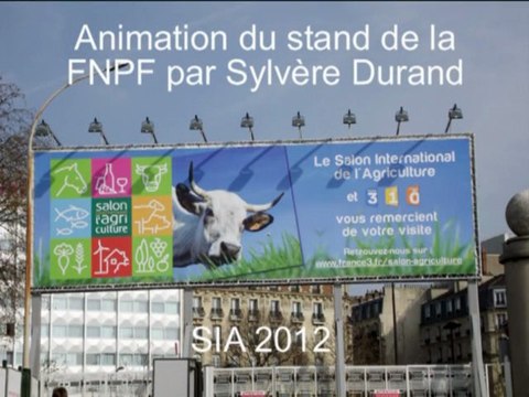 Speaker-animateur au Salon International de l'Agriculture 2012