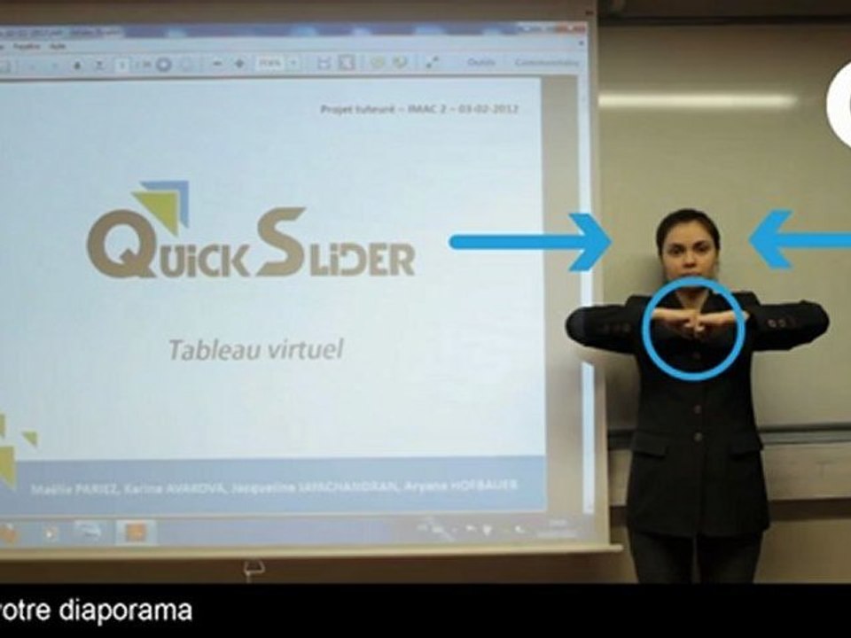 Vidéo tutoriel (fermeture du diaporama)