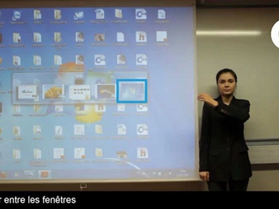 Vidéo tutoriel (navigation entre les fenêtres/sélection de la fenêtre)