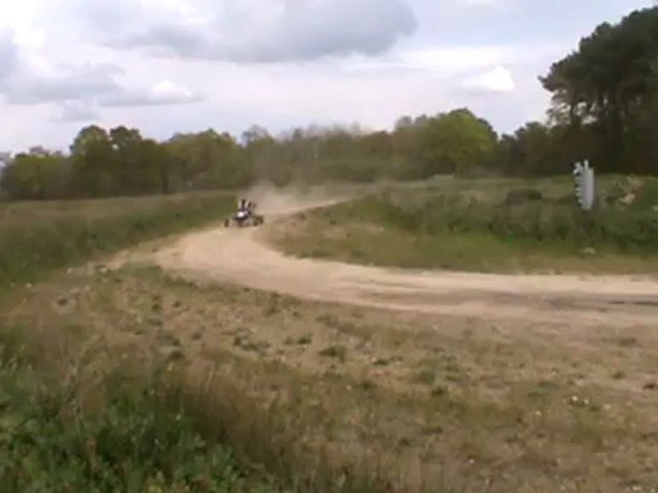 Premiers essais des karts