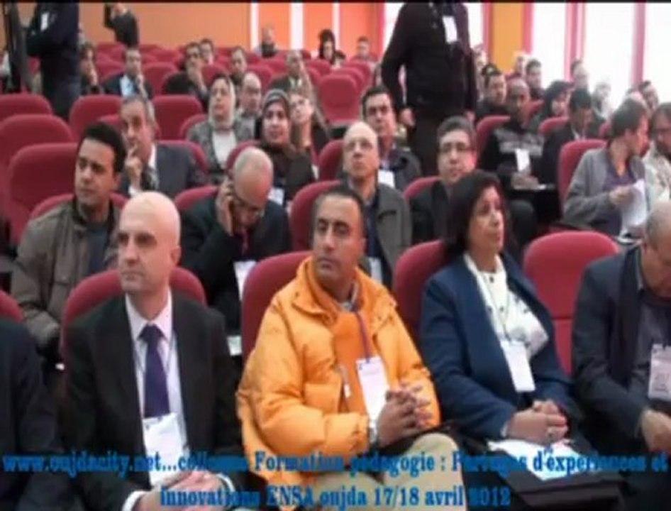 colloque / formation pédagogie : Partage d'experiences et innovation  UMPO /  EST oujda 17 et  18 avril 2012