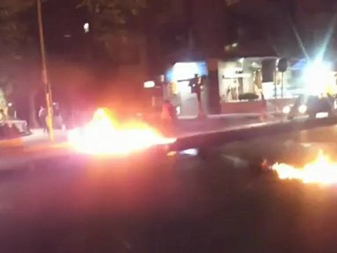 فري برس دمشق قطع كورنيش الميدان بعد أنباء عن نيّة المراقبين القدوم 18 4 2012 Damascus