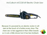 McCulloch MCC3516F Electric Chainsaw Review