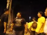 Malaysian students at #OccupyDataran & #MansuhPTPTN gets a beating from some fat bitches.