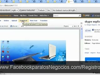 Como publicar documentos de Word, Excel y Power Point en una fanpage