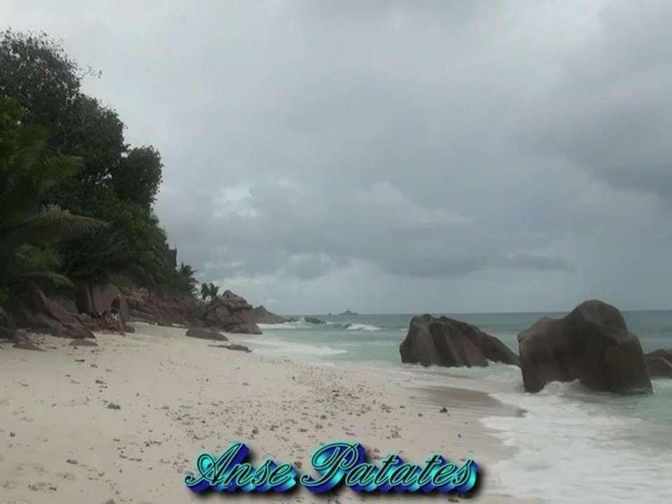 Seychelles / La Digue / Anse Patates 2 ( storm )