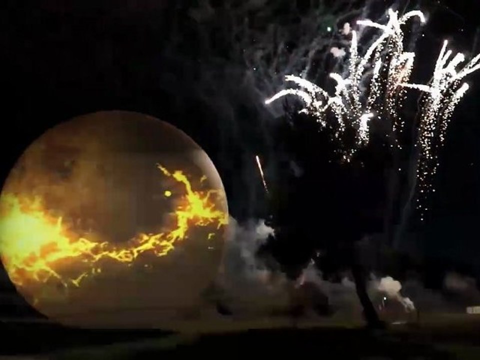 Spectacle son et lumière « les couleurs de la nuit » à Antugnac pour toques et clochers 2012