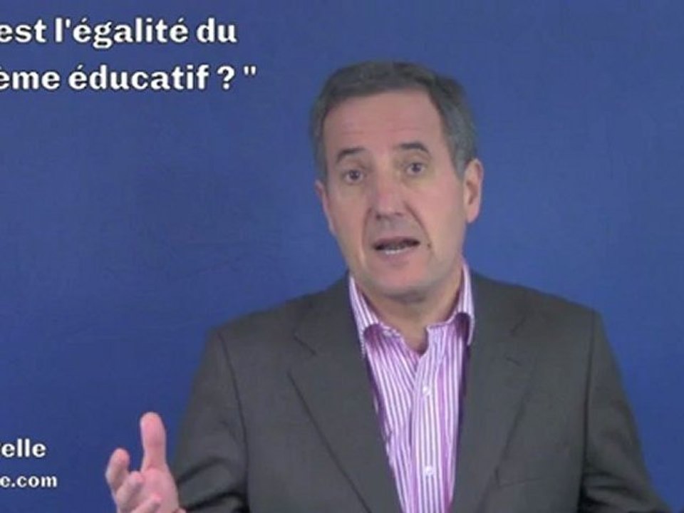 Où est l'égalité du système éducatif ? | Yves Pelle