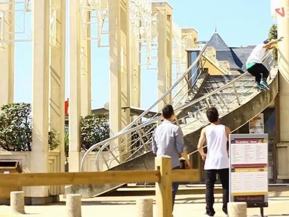 Jo big gap - Roller In Line Crash Video