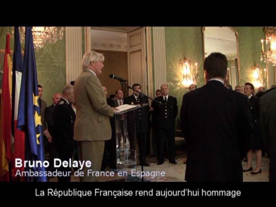 Remise des médailles d'honneur de la police