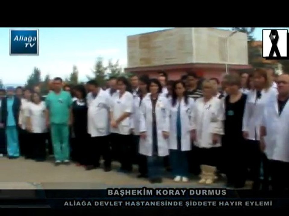 ALİAĞA DEVLET HASTANESİ YAS TUTTU!