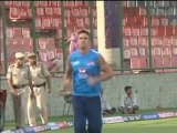 Delhi at a practice session in Ferozshah kotla 19 April