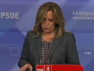 Trinidad Jiménez : "Es deplorable que la crisis recaiga sobre los pensionistas"