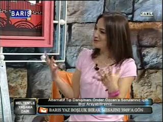 bioenerji uzmanı önder özcan Meltem Satun ile hayata dair programında barış tv de canlı yayında bioenerji seansı 3