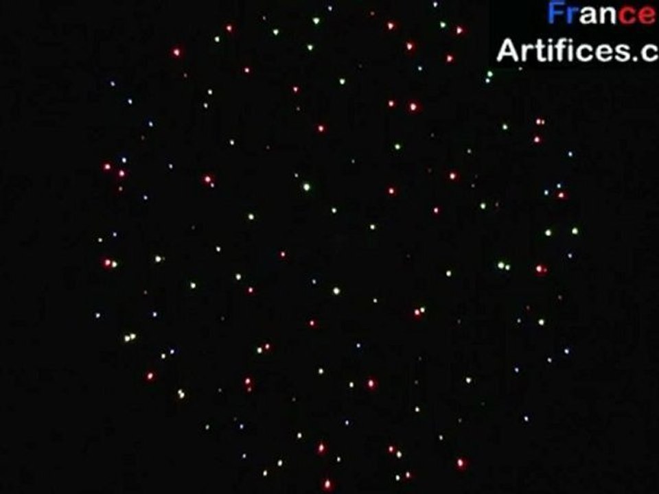 bombe 75mm pivoine multicolore