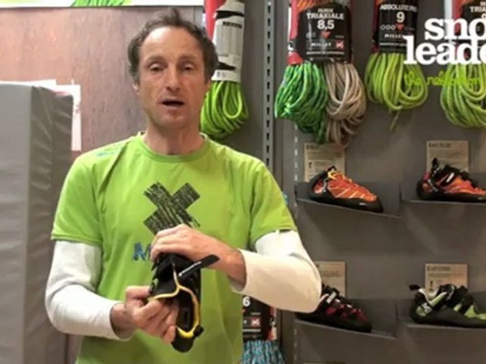 Snowleader présente les chaussons d'escalade Millet Hybrid