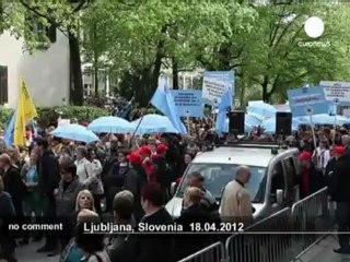 Slovénie : fonctionnaires en grève - no comment