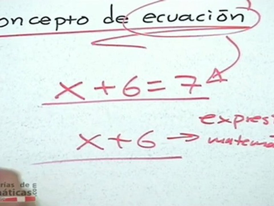 Concepto de ecuación - HD