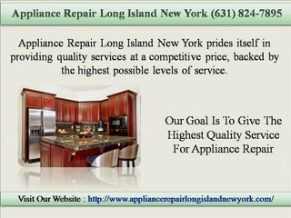 Appliance Repair Long Island New York